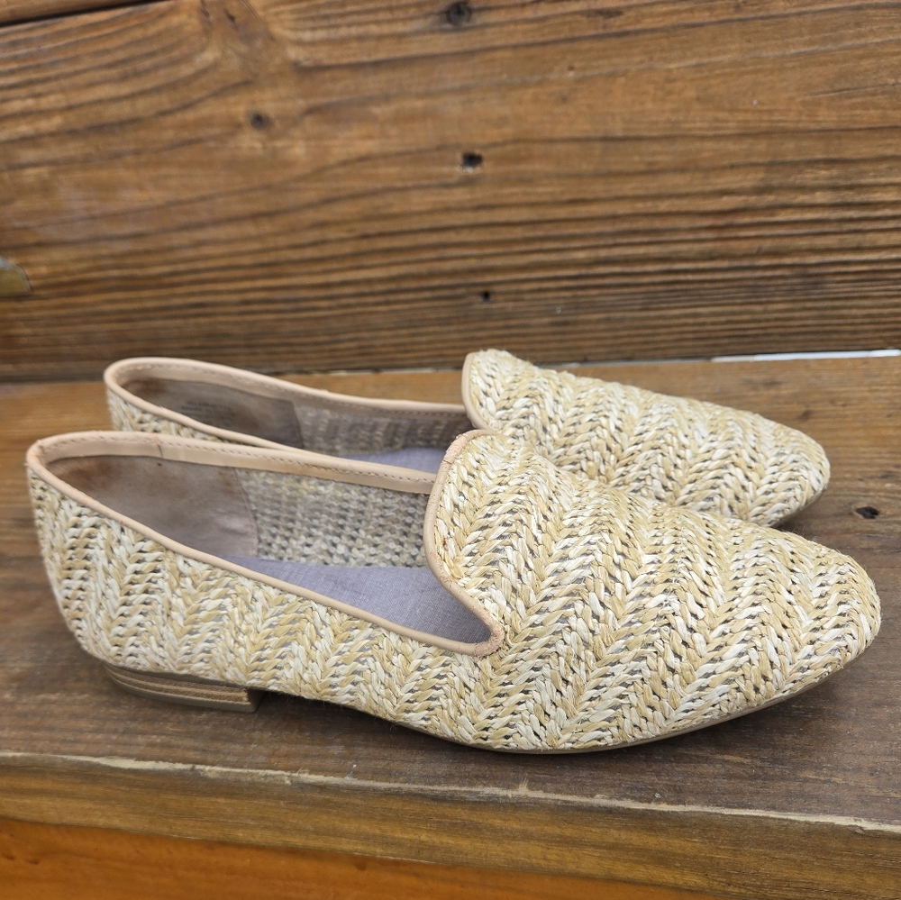 Com + Sens Gloriette Woven Raffia Shoes Size 8.5 - Picture 4 of 10